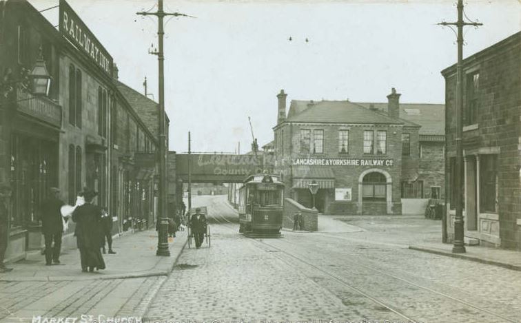 Market Street Church Accrington 1910.