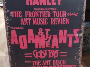 Adam & The Ants The Frontier Tour A2 Metal posters