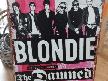 Blondie Against The Odds + The Damned A2 Metal posters