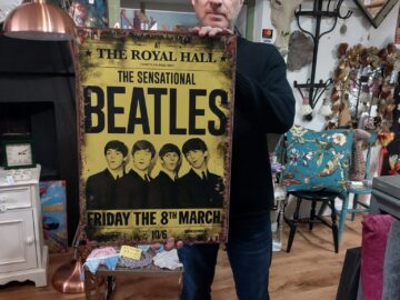 Beatles Royal Hall A2 Metal posters £45