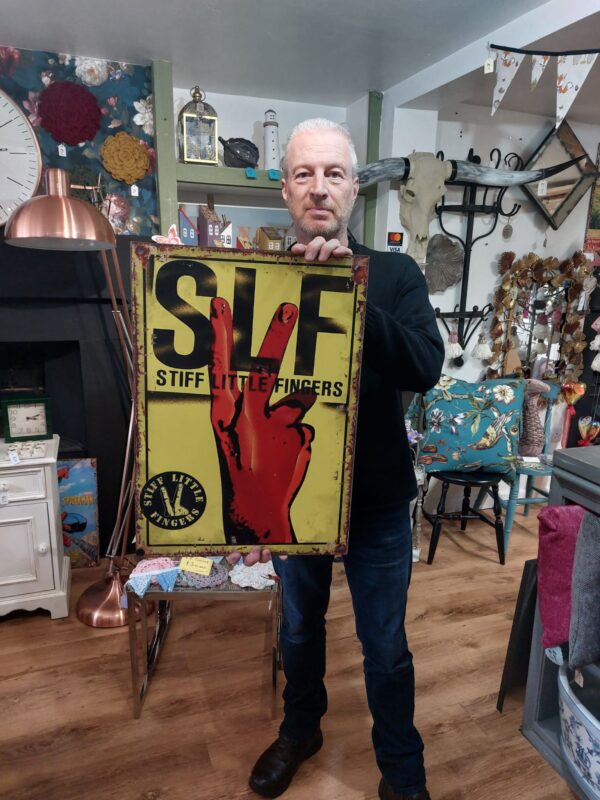 SLF Stiff Little Fingers A2 Metal posters