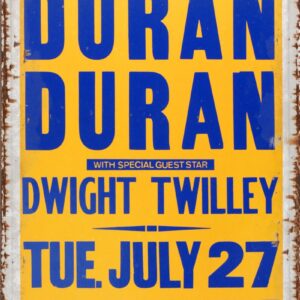 Duran Duran Metal Wall Sign A2 Large