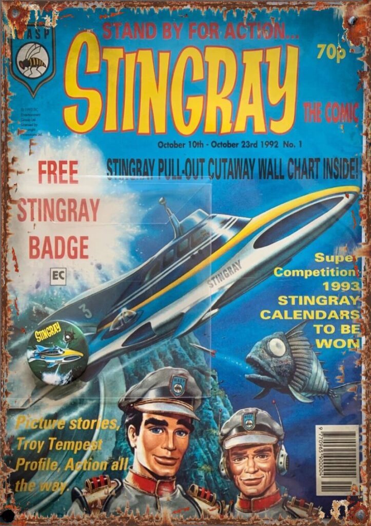 Vintage Metal Posters Thunderbirds & Stingray