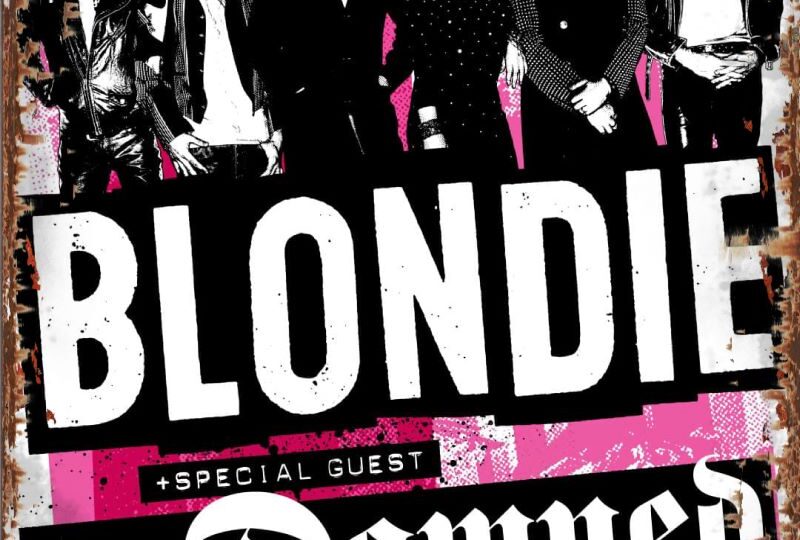 Blondie Against The Odds With The Damned Metal Sign