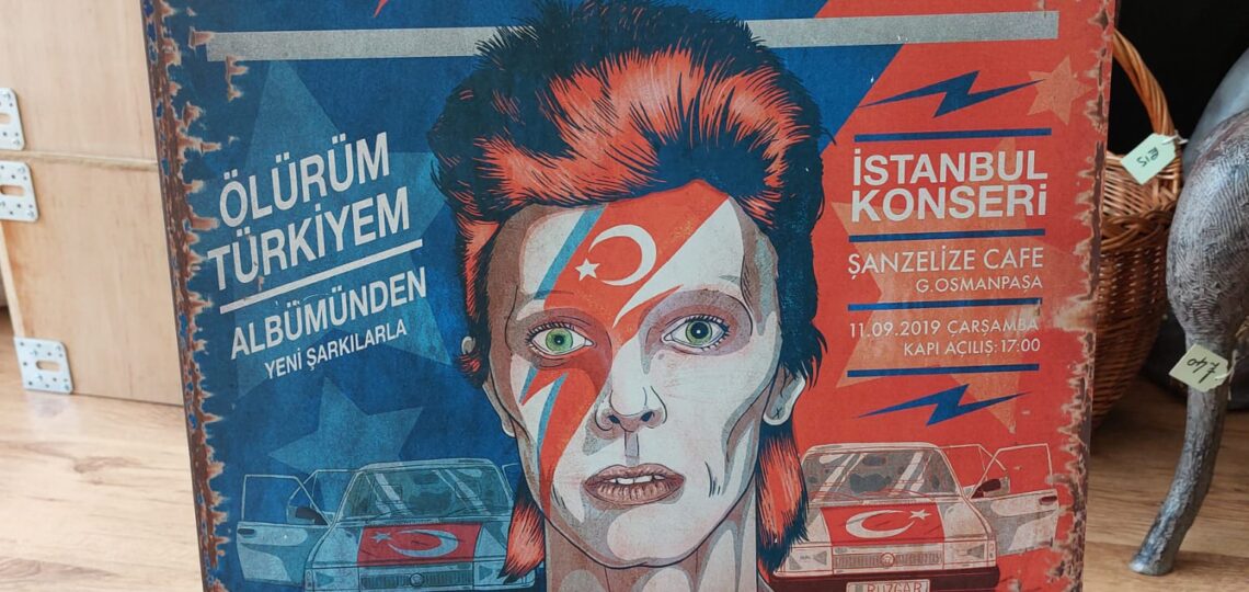 A2 Metal Poster Sign Istanbul Ruzgarin Oglu David Bowie