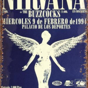 Nirvan Buzzcocks 1994 A2 Metal Poster