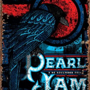 Pearl Jam Curitiba A2 Metal Poster Sign